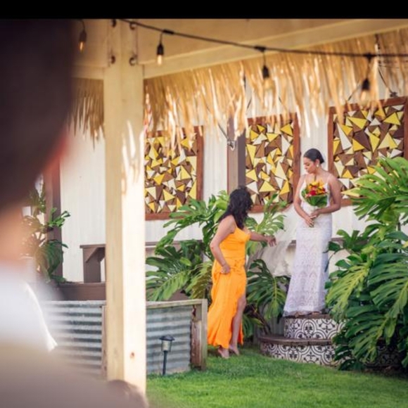 Oh Polly Dress Tangerine - Picture 5 of 9